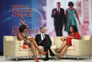 أوبرا وينفري oprah winfrey في مقابلة مع أوباما