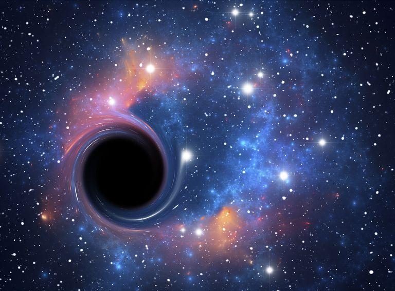 صورة تشبيهية للثقب الأسود