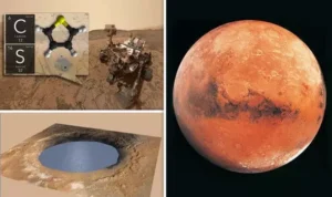 المركبات المُكتشفة حديثاً على سطح كوكب المريخ - المصدر: Express