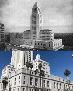 بين الماضي والحاضر - مبنى بلدية لوس أنجلوس