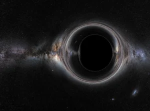 صورة تمثيلية لثقب أسود